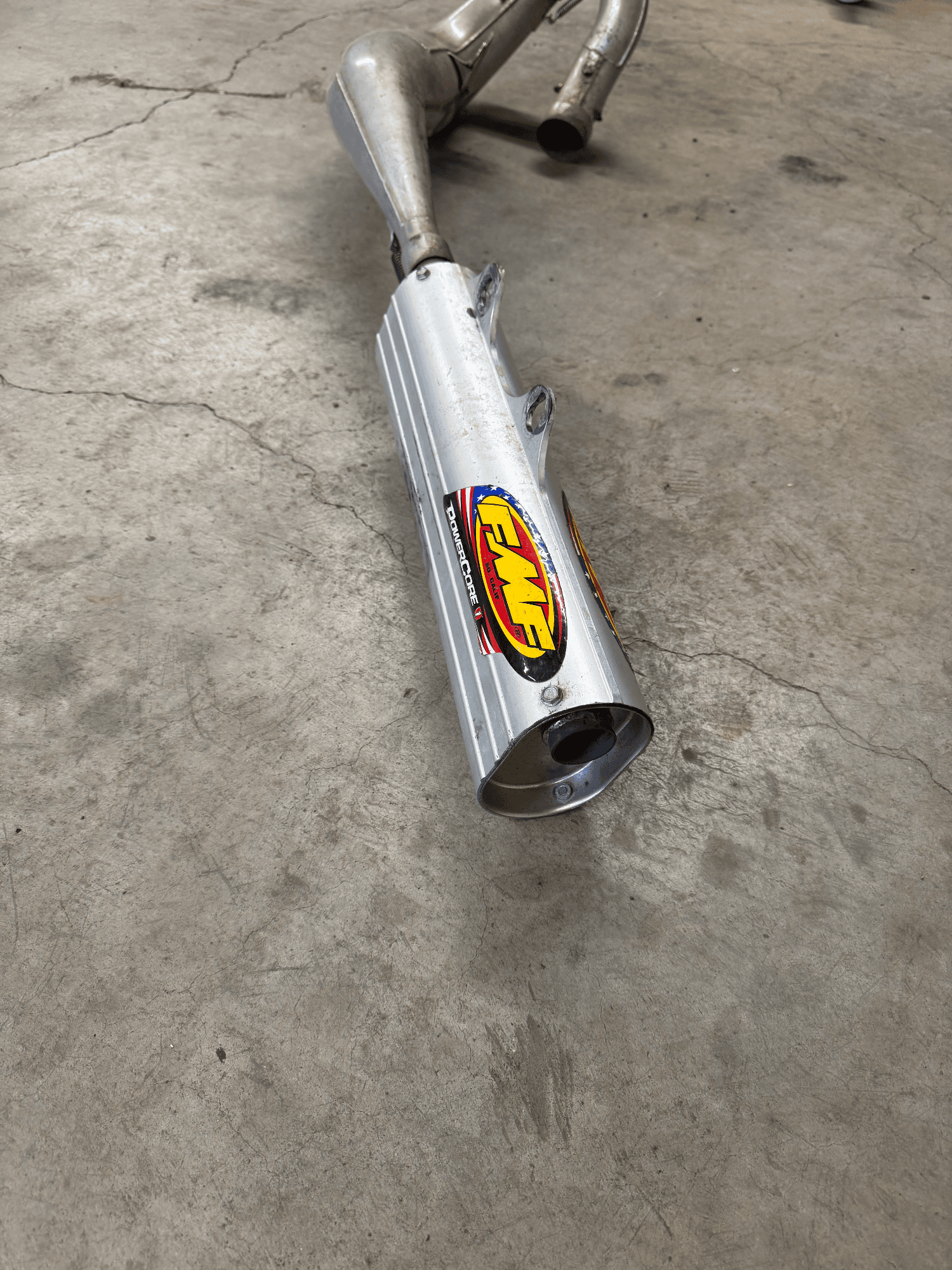 fmf cr500 pipe and fmf powercore silencer — Fair Exhaust & Headers